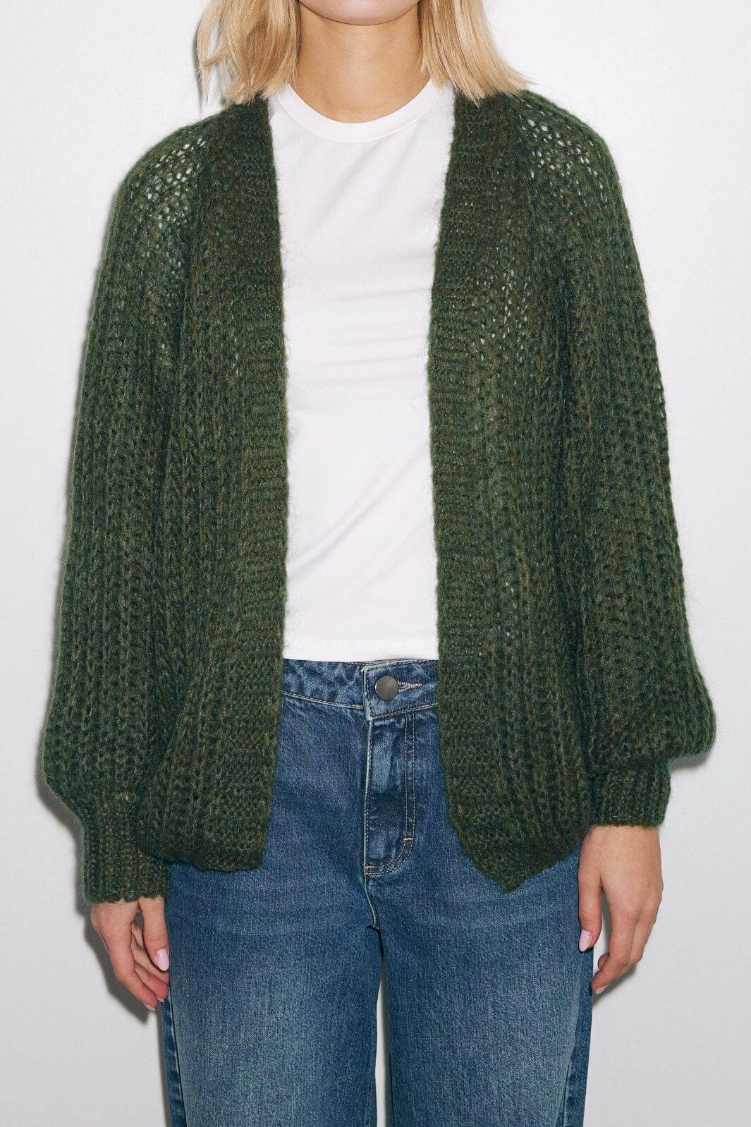 Noella - Joseph Cardigan Solid - 010 Army Green Cardigans 