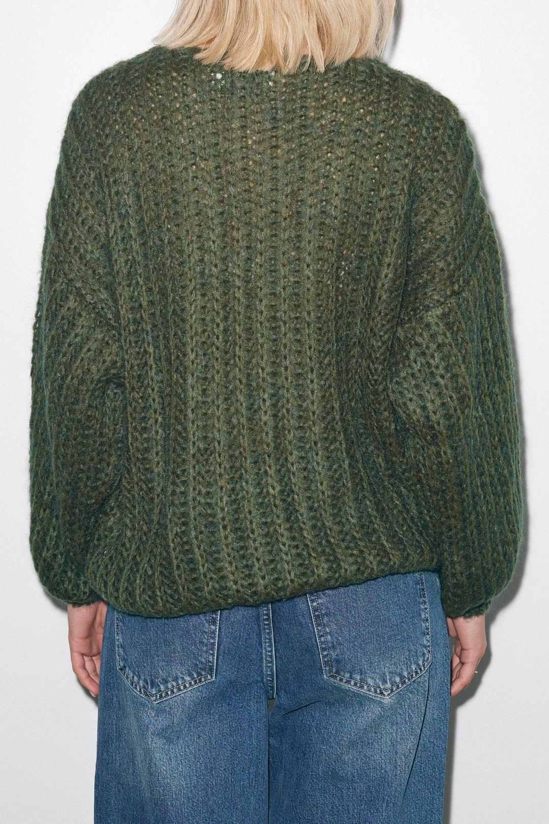 Noella - Joseph Knit Sweater - 010 Army Green Strikbluser 