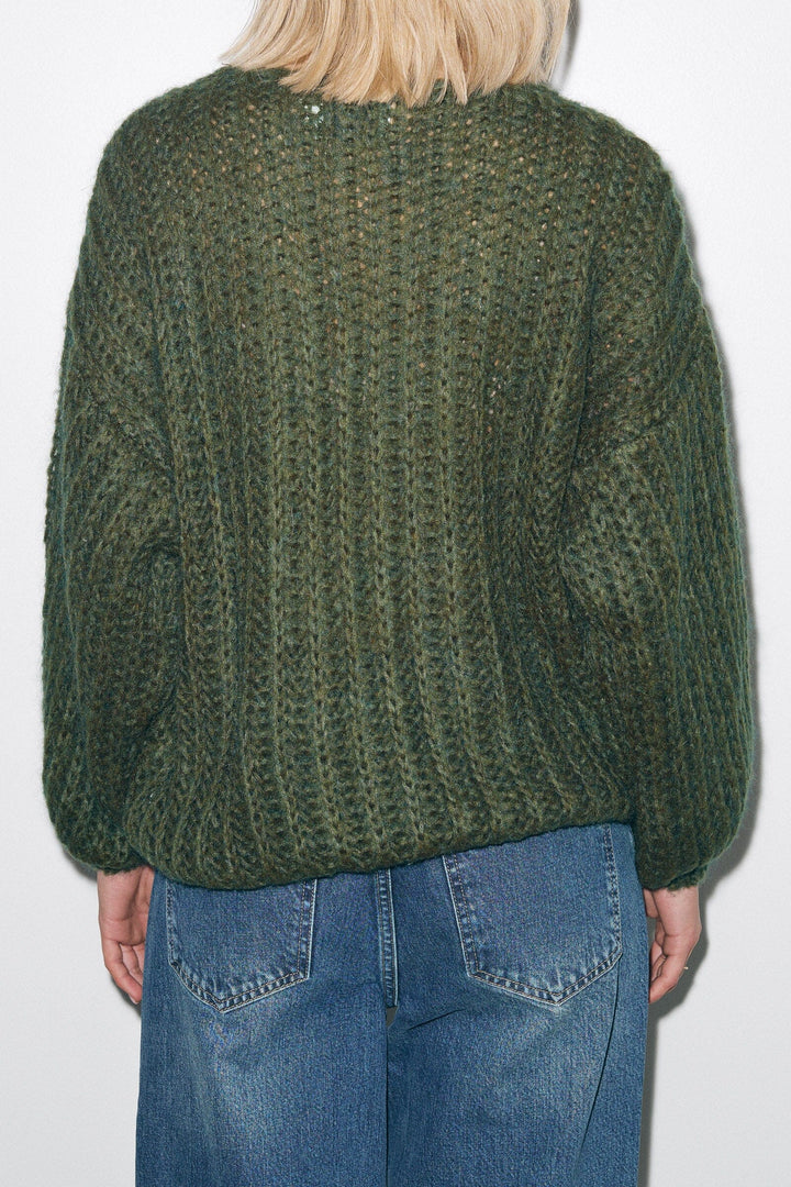 Noella - Joseph Knit Sweater - 010 Army Green Strikbluser 