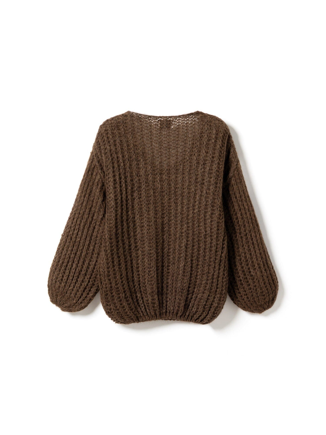 Noella - Joseph Knit Sweater - 1286 Chocolate Melange Strikbluser 
