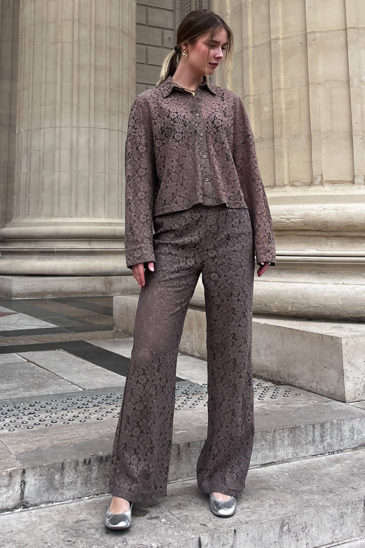 Noella - Julie Shirt 13330002 - 1290 Timber Brown Skjorter 