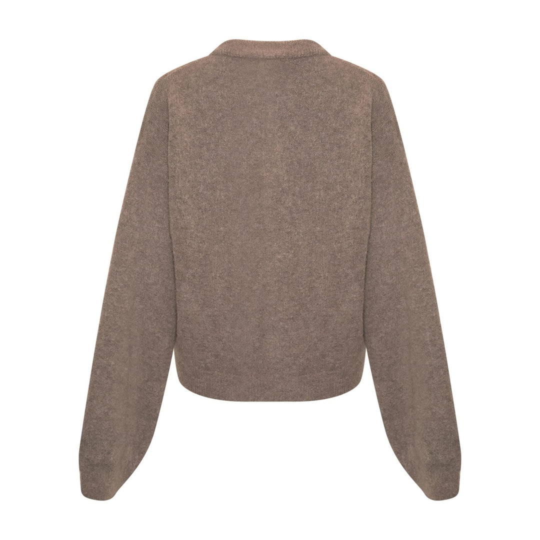 Noella - Kae Knit 12940085 - 173 - Coffee Strikbluser 