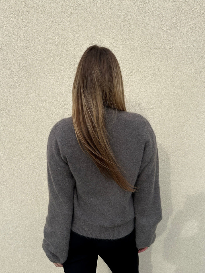 Noella - Kae Knit 12940085 - 173 - Coffee Strikbluser 