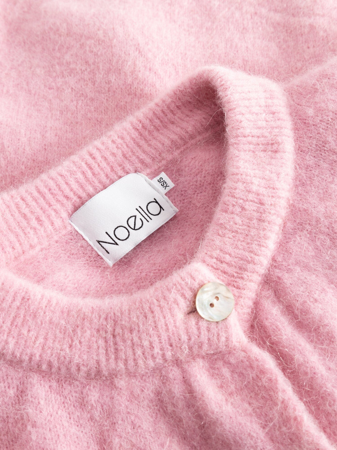 Noella - Kae Ss Knit Cardigan 12940086 - 549 - Blush Cardigans 