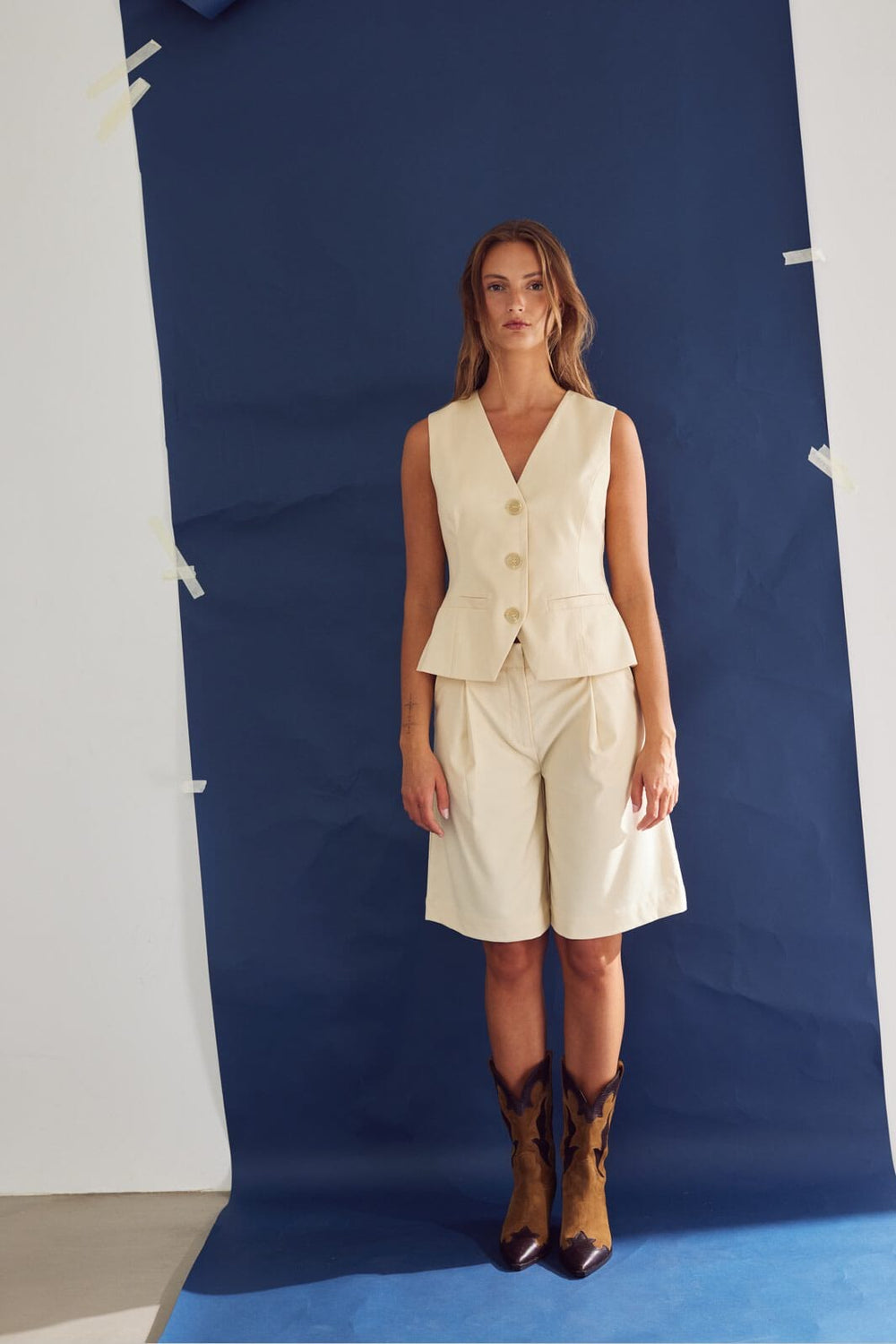 Noella - Kasaundra Vest 12700030 - 1322 - Butter