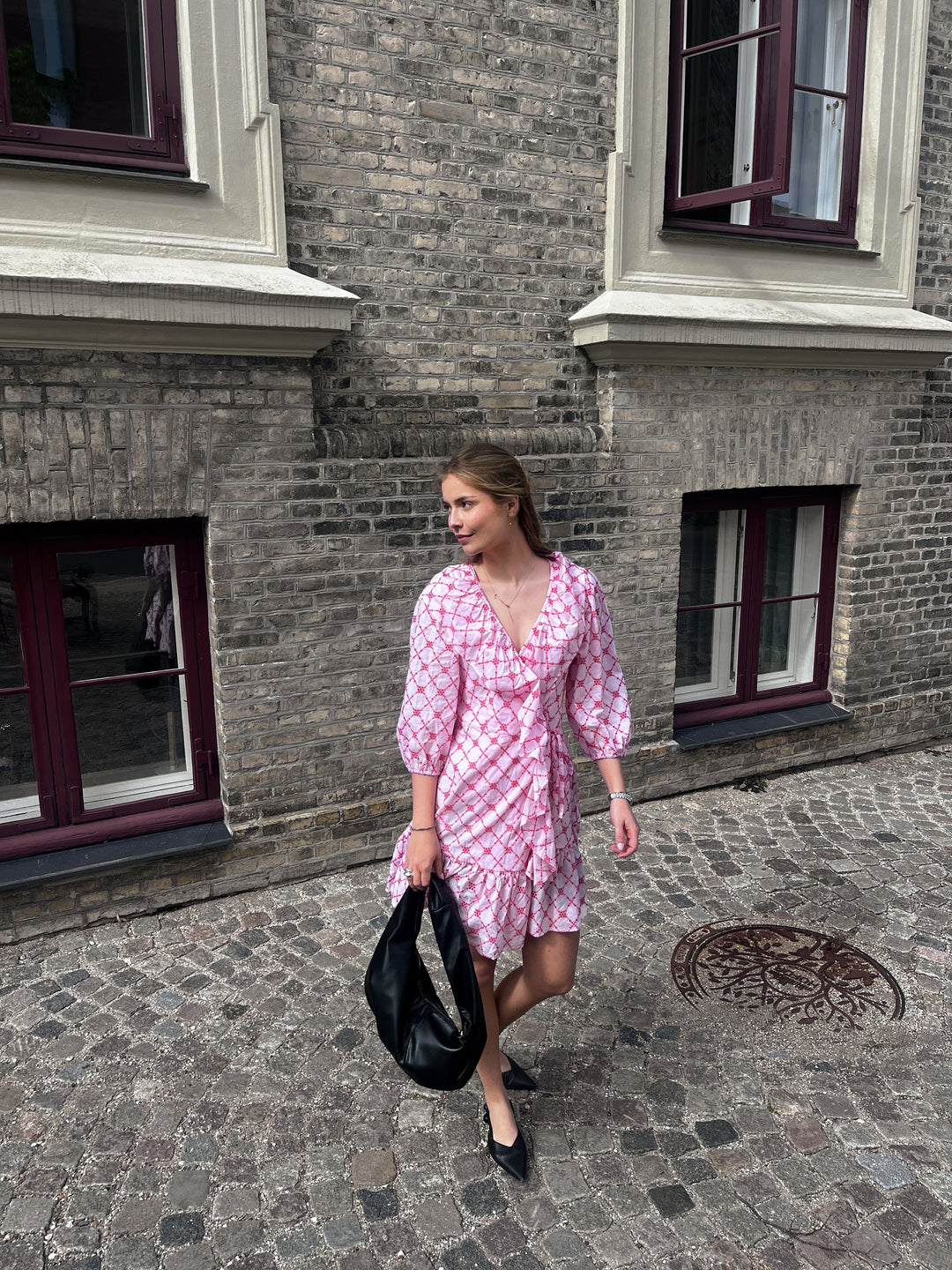 Noella - Kayann Dress - 1266 Pink Lemonade Combo Kjoler 
