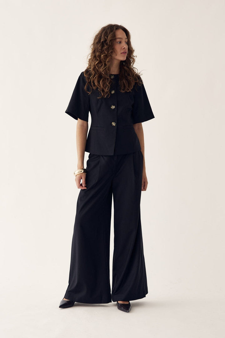 Noella - Kazia Pants - 004 Black Bukser 