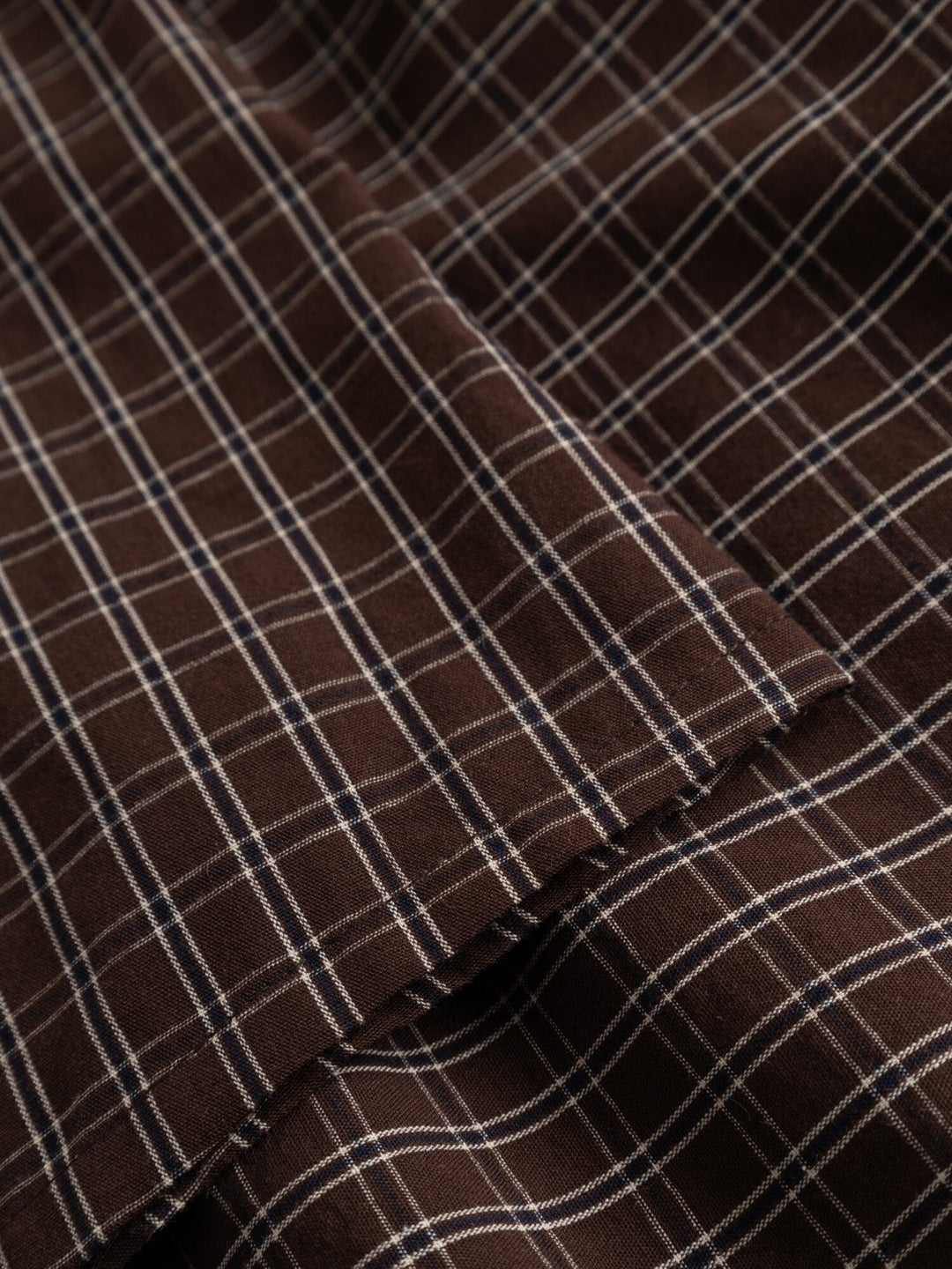 Noella - Kesha Ls Blouse 14520001 - 1408 - Cari Brown Check Bluser 