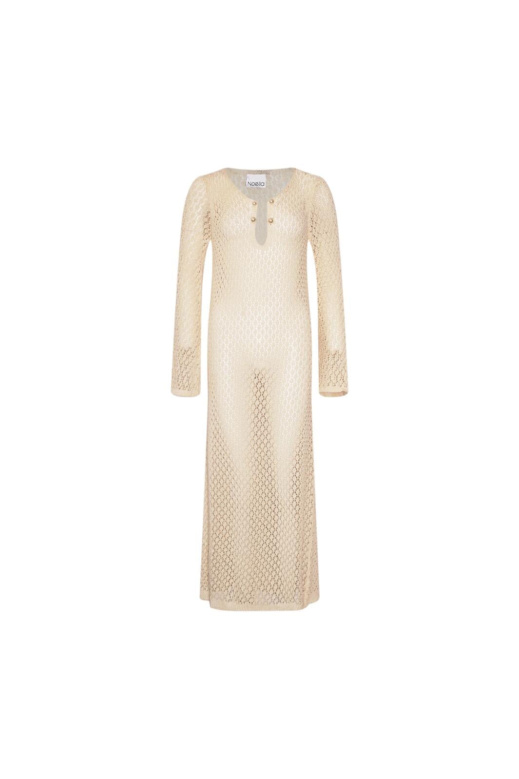 Noella - Leilany Knit Dress 13150001 - 974 Ivory