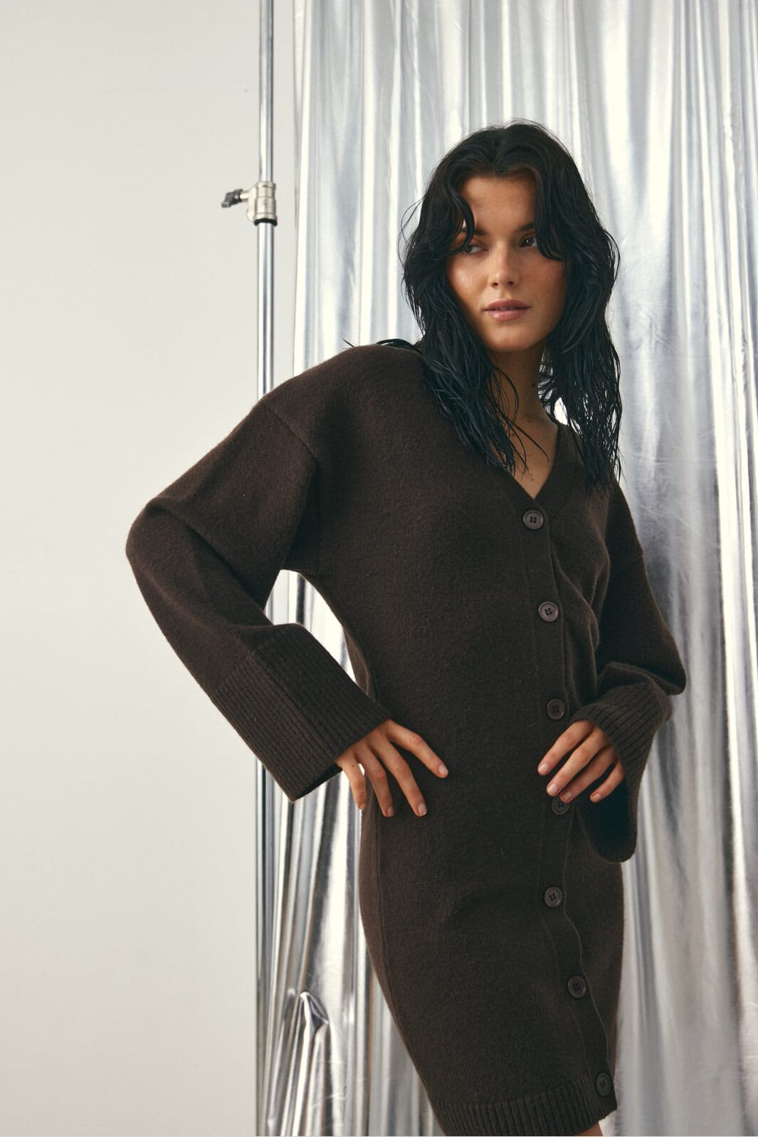 Noella - Lenyxanna Knit Dress 13770002 - 674 - Chocolate