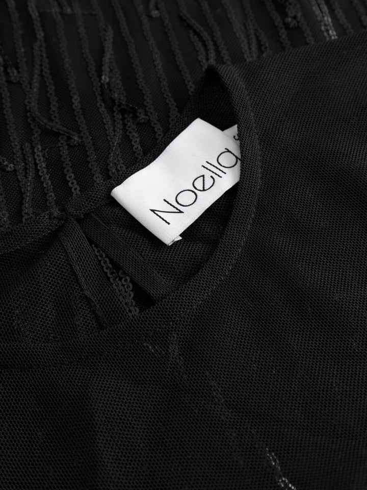 Noella - Leoda Top 14550002 - 004 - Black Bluser 