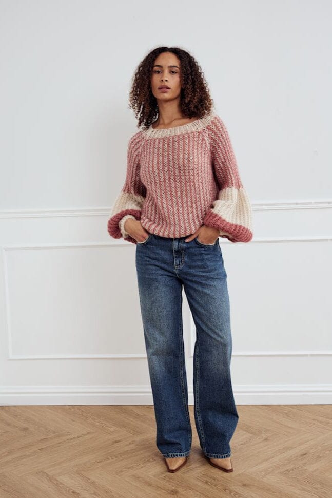 Noella - Liana Knit Sweater 12260014 - 1386 - Rose Cream