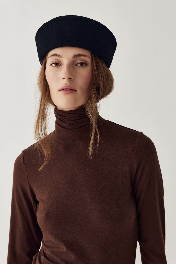 Noella - Libinette Top 14500001 - 674 - Chocolate Bluser 