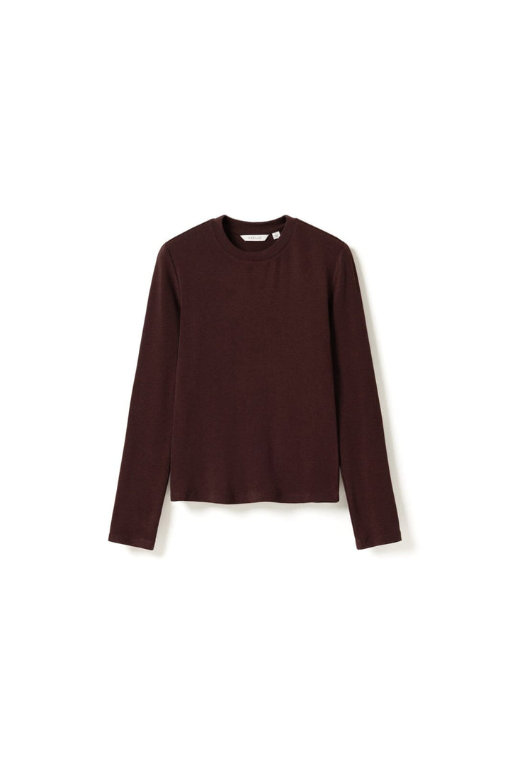 Noella - Lidie Ls Top 14090001 - 1496 - Burgundy Melange