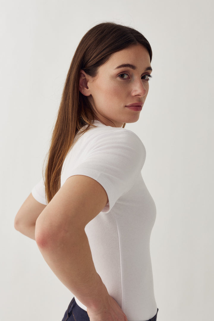 Noella - Lidie Ss Top 14090002 - 028 - White T-shirts 