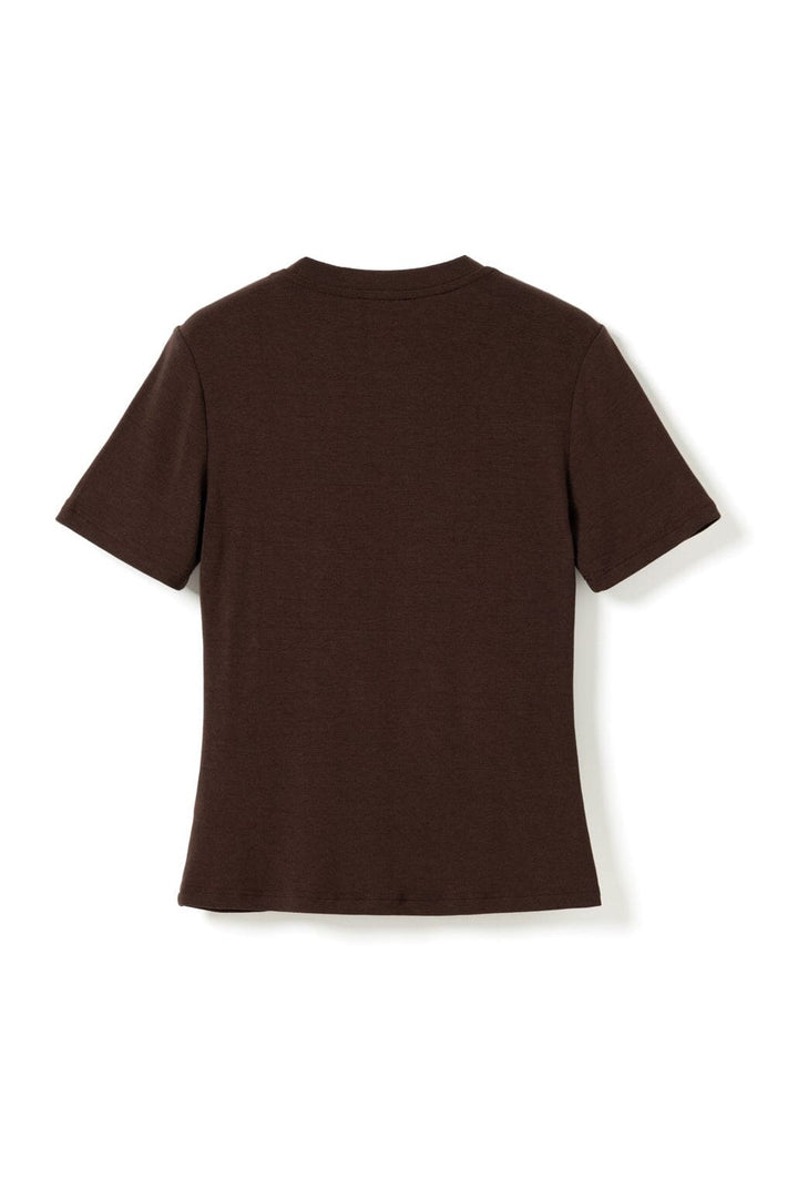 Noella - Lidie Ss Top 14090002 - 674 - Chocolate T-shirts 