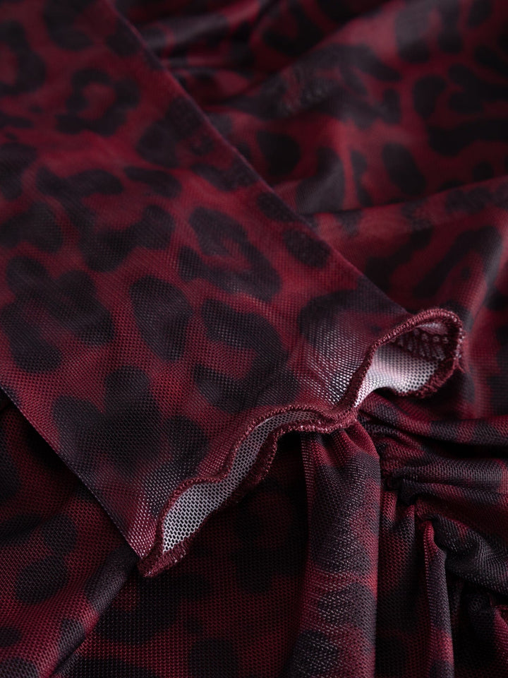 Noella - Lilou Dress 14630001 - 1411 - Chinara Red Print Kjoler 