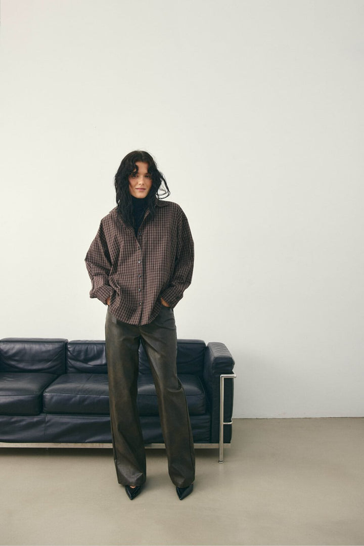 Noella - Lisa Shirt 14520002 - 1408 - Cari Brown Check