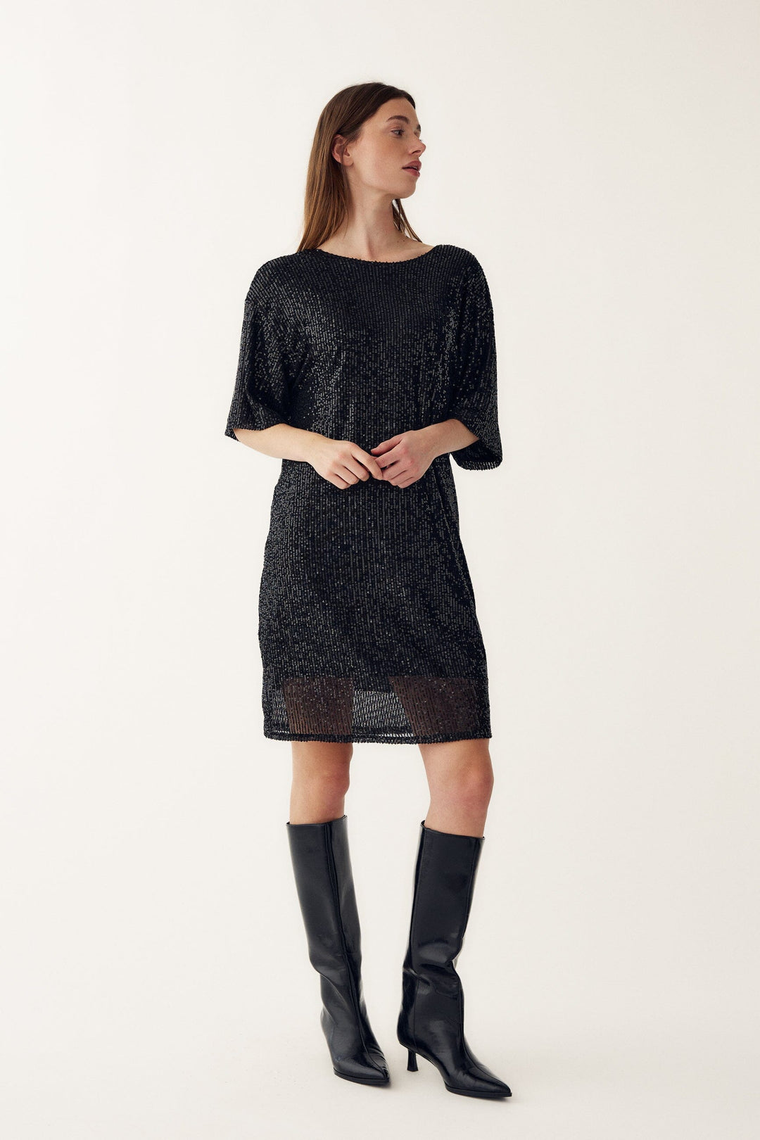 Noella - Lorah Dress 14320003 - 004 - Black Kjoler 