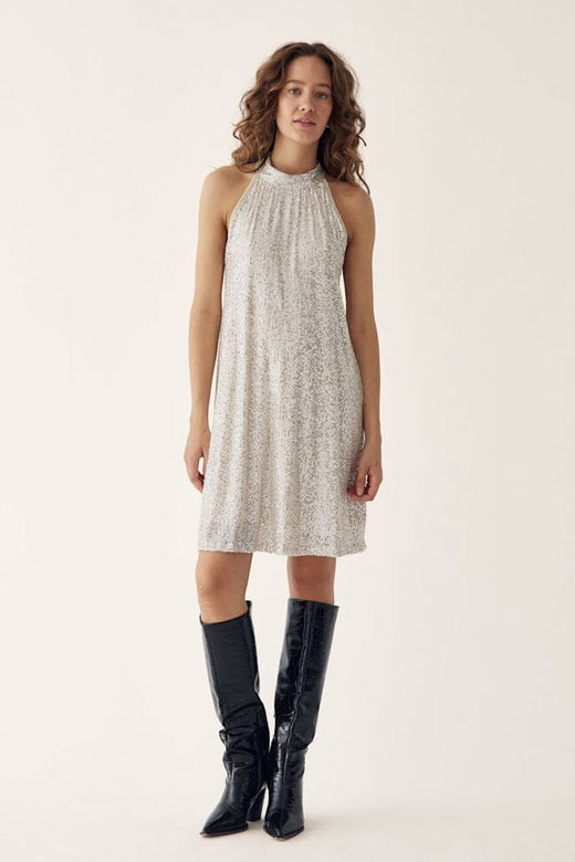 Noella - Luvena Dress 14320002 - 766 - Silver Kjoler 