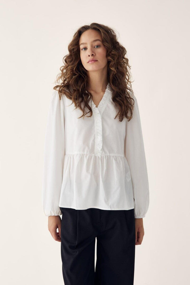 Noella - Matti Blouse 14540005 - 028 - White Bluser 