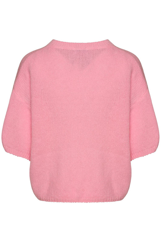 Noella - Mimi Knit Jumper - Candy Pink Strikbluser 