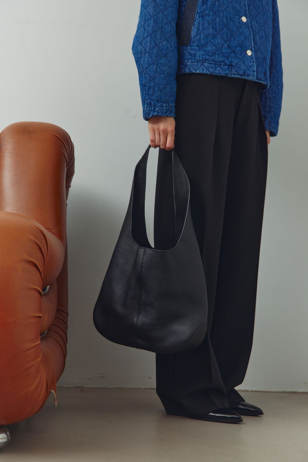 Noella - Mylah Bag 15430001 - 004 - Black Real Leather Tasker 