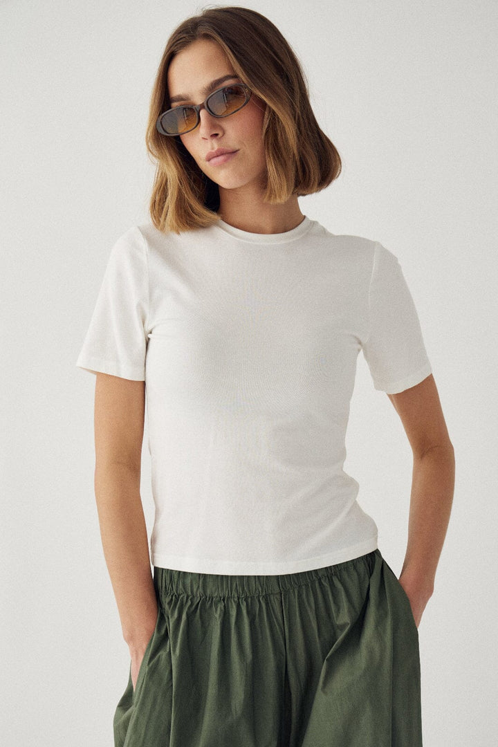 Noella - N-Julia T-Shirt 14500003 - 028 - White T-shirts 