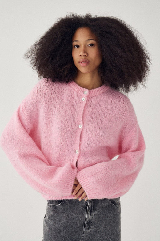 Noella - N-Kae Knit Cardigan 15950001 - 1460 - Blush Pink Cardigans 