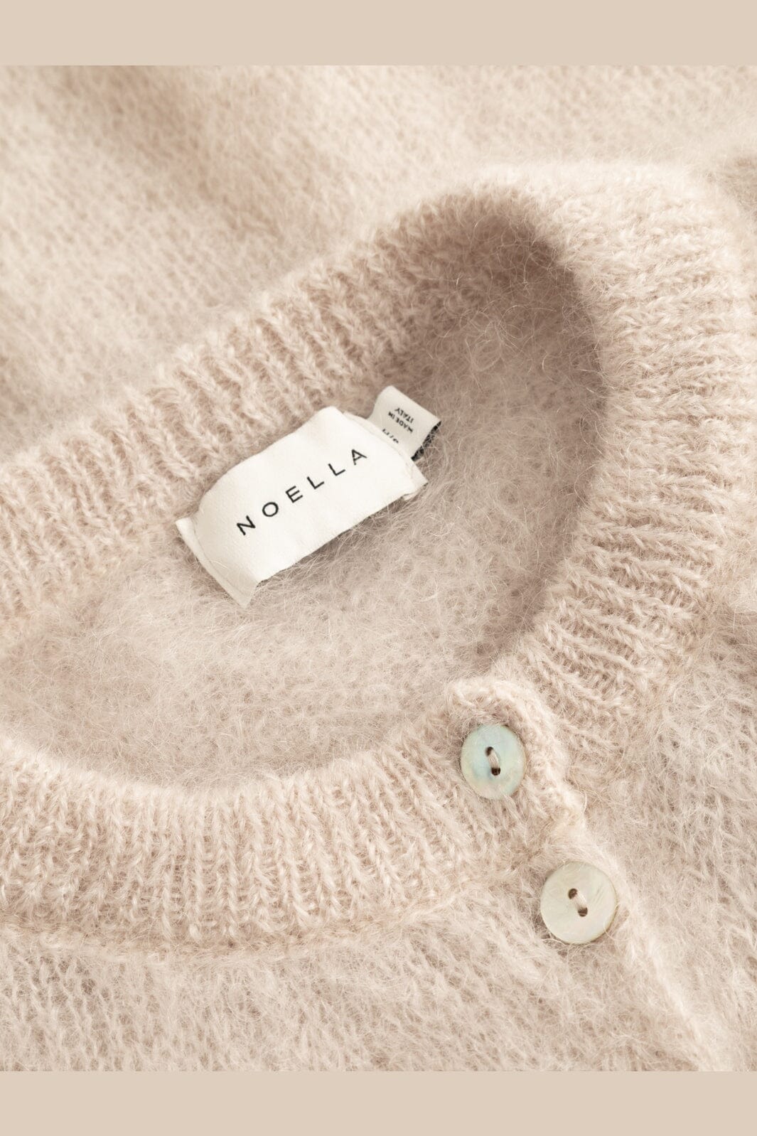 Noella - N-Kae Mohair Cardigan 15250003 - 1206 - Oyster