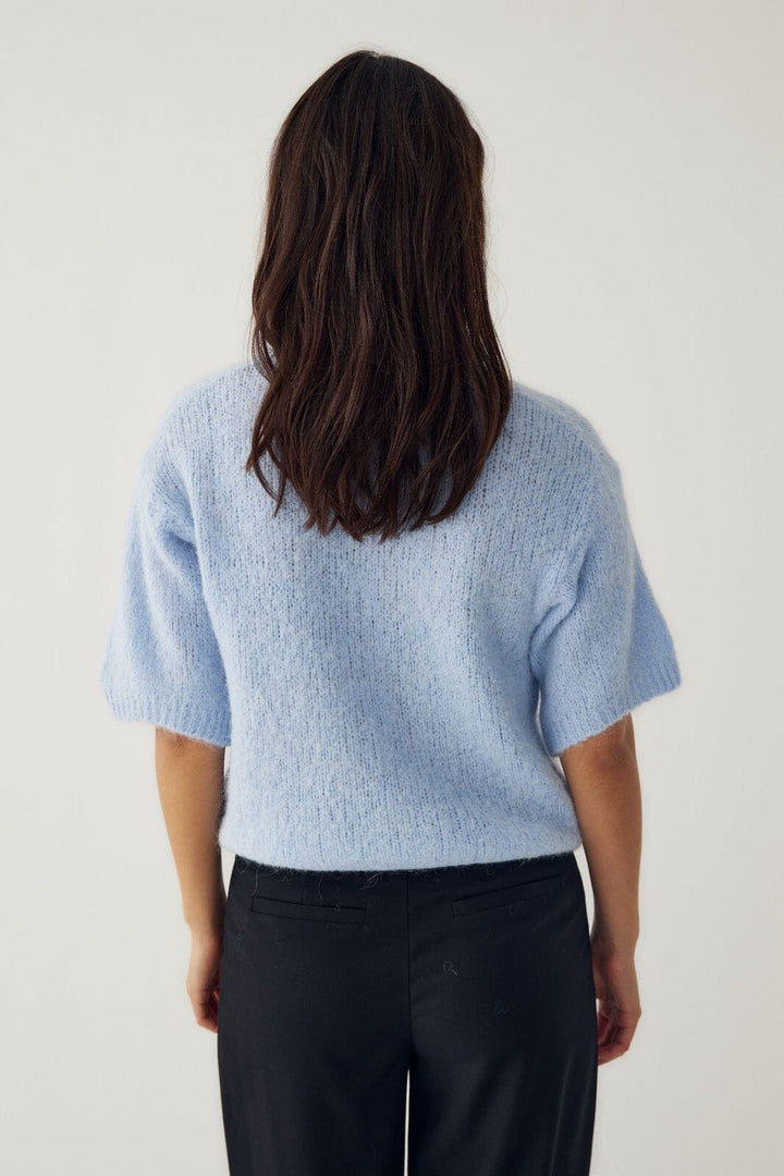 Noella - N-Kae Ss Knit Cardigan 15950003 - 016 - Light Blue Cardigans 