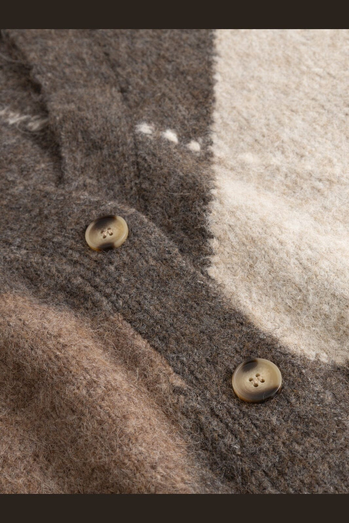 Noella - N-Laiana Knit Cardigan 14670002 - 1513 - Ash Brown Mix