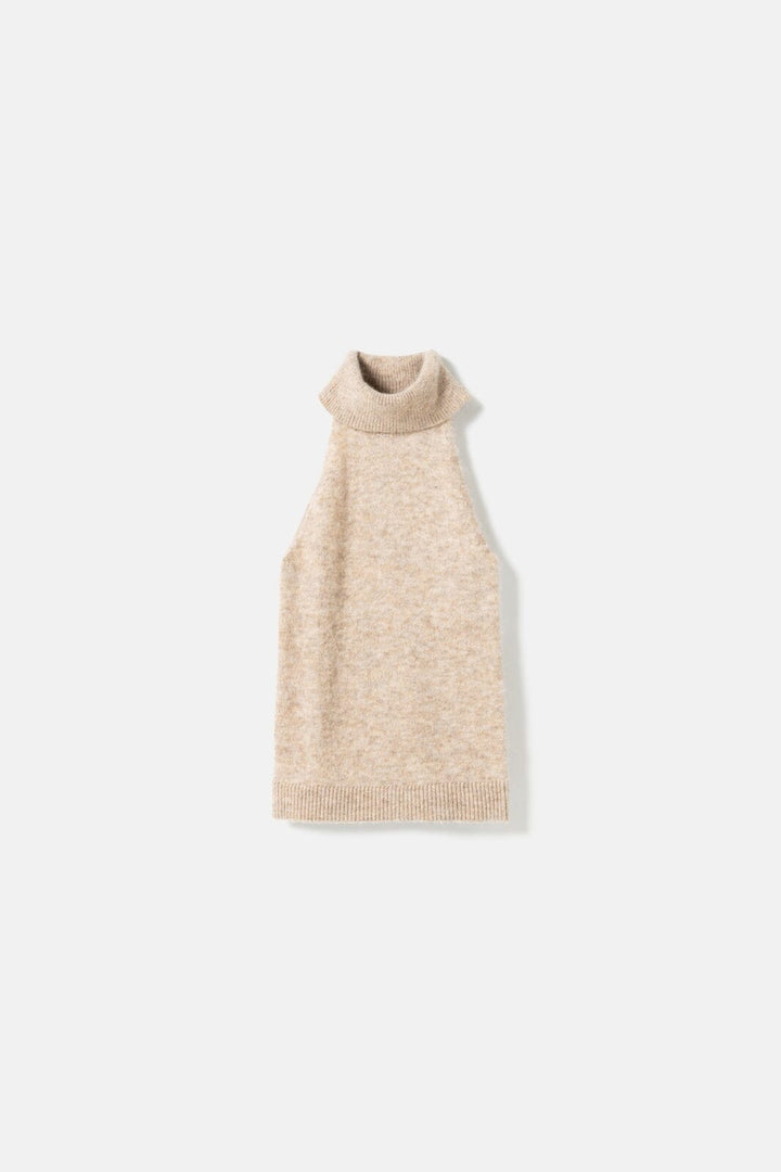 Noella - N-Lajoianna Knit Top 16650001 - 1236 - Oatmeal Melange