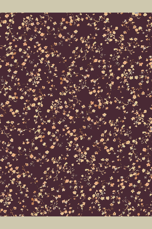 Noella - N-Lilith Maxi Dress 16430001 - 1518 - Donata Winetasting Print