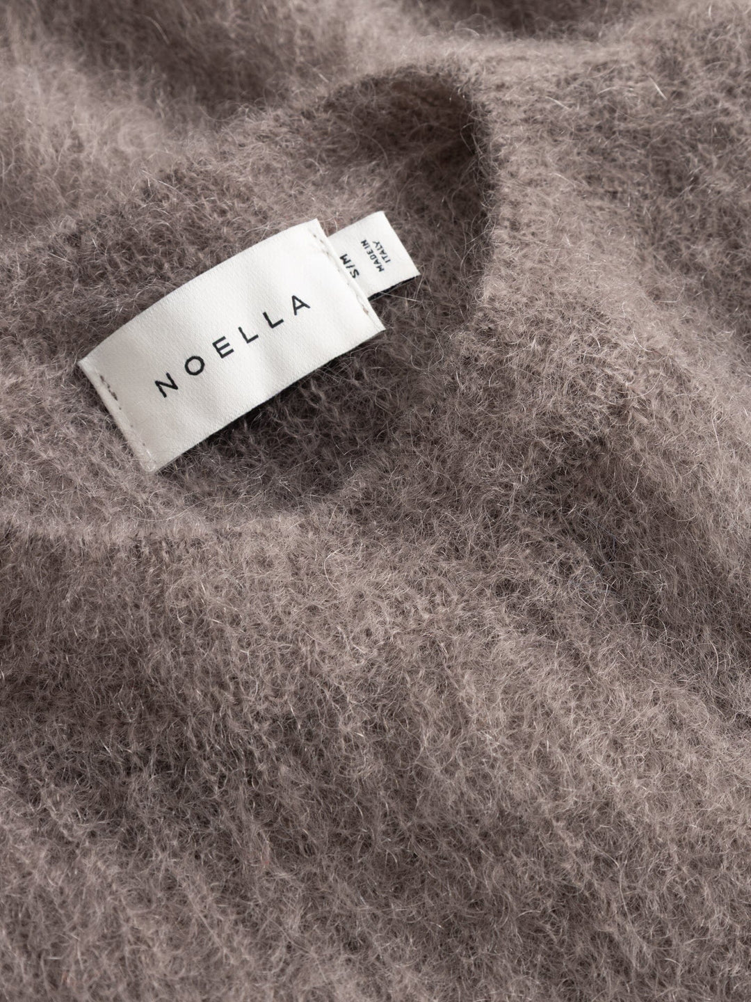 Noella - N-Lillee Knit 17030001 - 1438 - Timber Wolf Strikbluser 