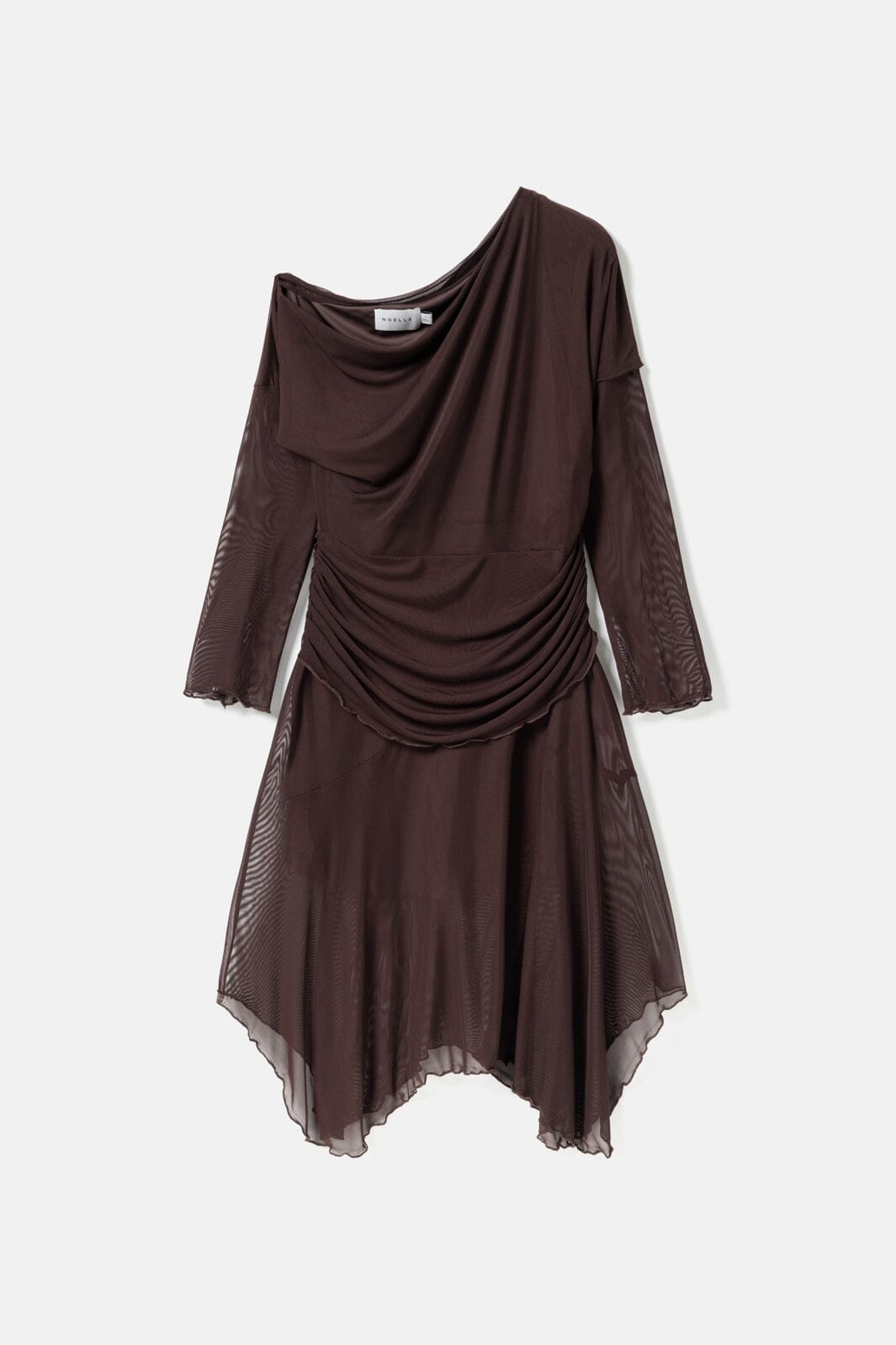 Noella - N-Linzee Ls Dress 15300008 - 1506 - Dark Chocolate
