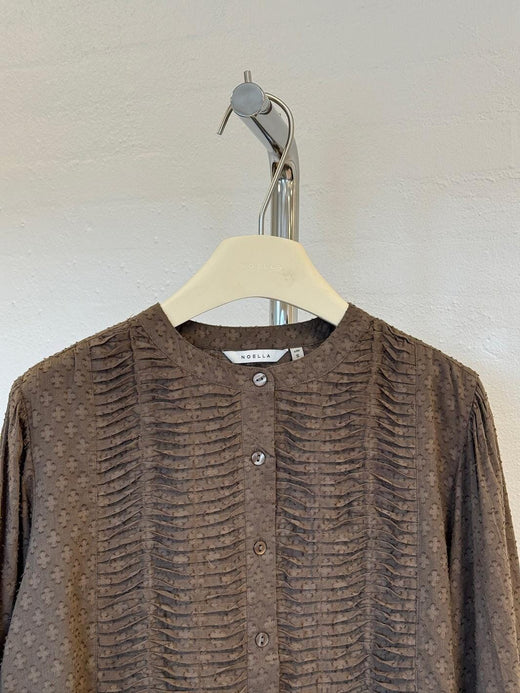 Noella - N-Loulou Ls Blouse 17040002 - 1251 - Morel Bluser 