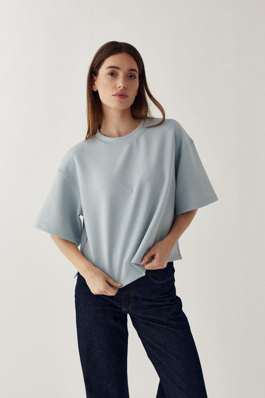 Noella - N-Maple T-Shirt 14940003 - 387 - Sky Blue T-shirts 