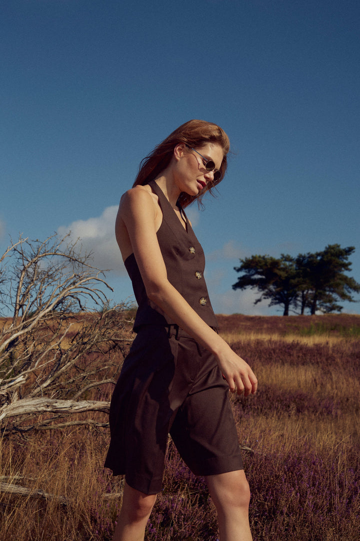 Noella - N-Marcel Jorts 12700033 - 674 - Chocolate Shorts 