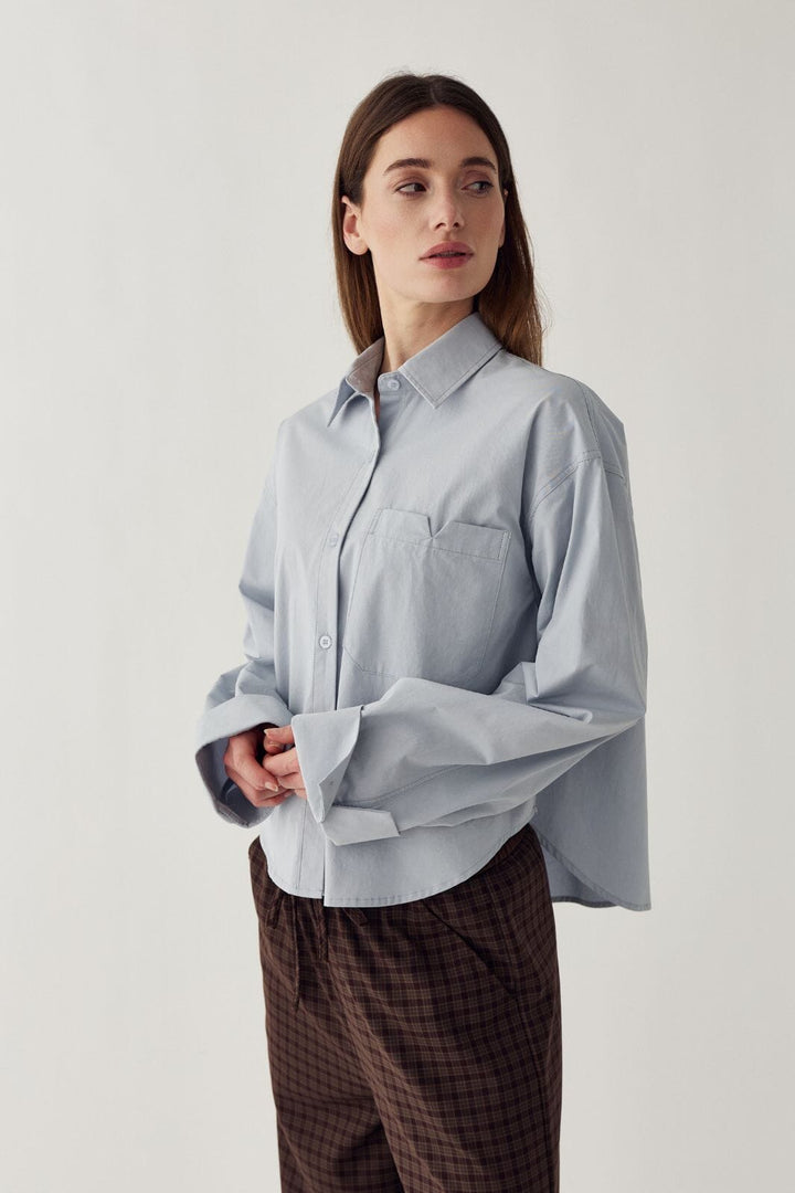 Noella - N-Marlon C Shirt 16050002 - 1004 - Dusty Blue Skjorter 