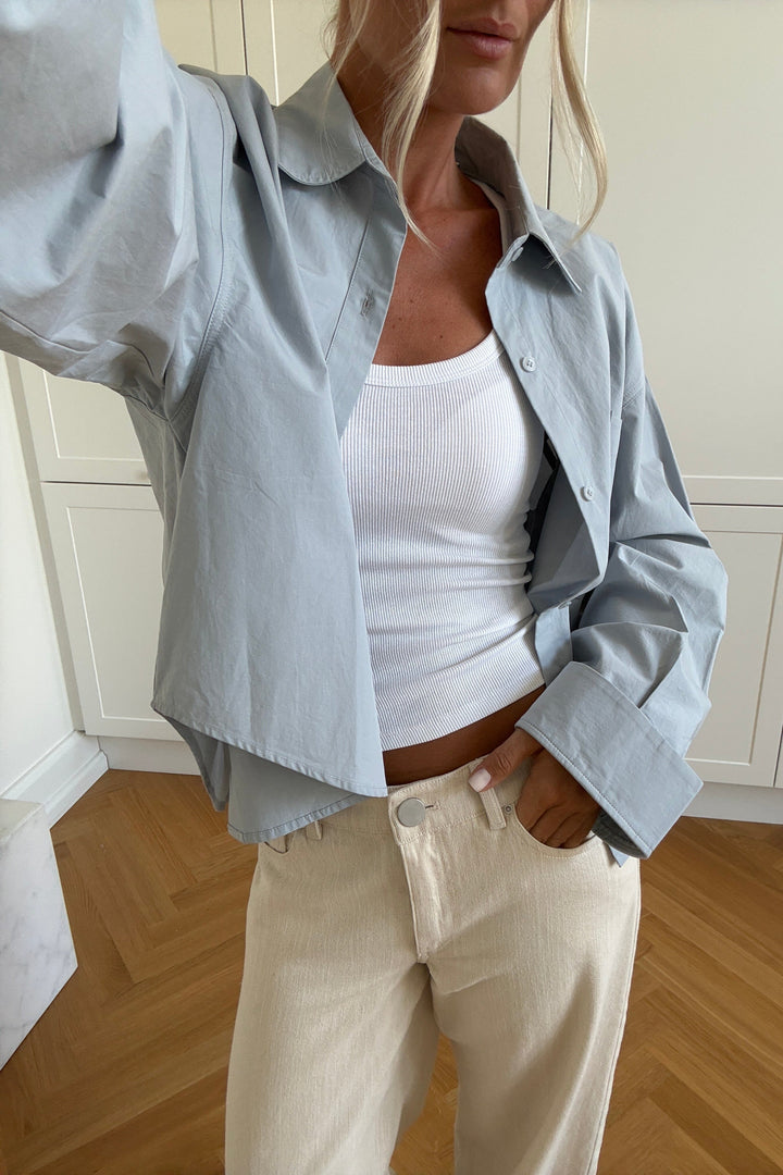 Noella - N-Marlon C Shirt 16050002 - 1004 - Dusty Blue Skjorter 