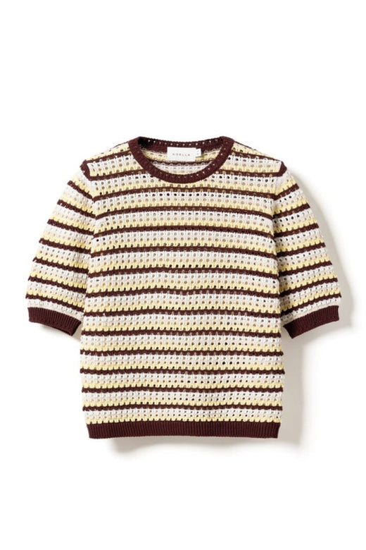 Noella - N-Maylin Knit 15770001 - 1459 - Dinah Brown Stripe