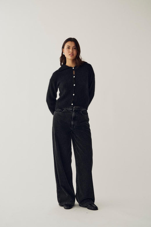 Noella - N-Maysa Pants 16230004 - 1214 - Black Wash Bukser 