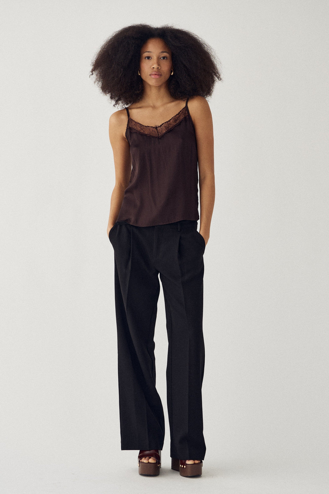 Noella - N-Miliana Blouse 16440001 - 1507 - Copper Brown Bluser 