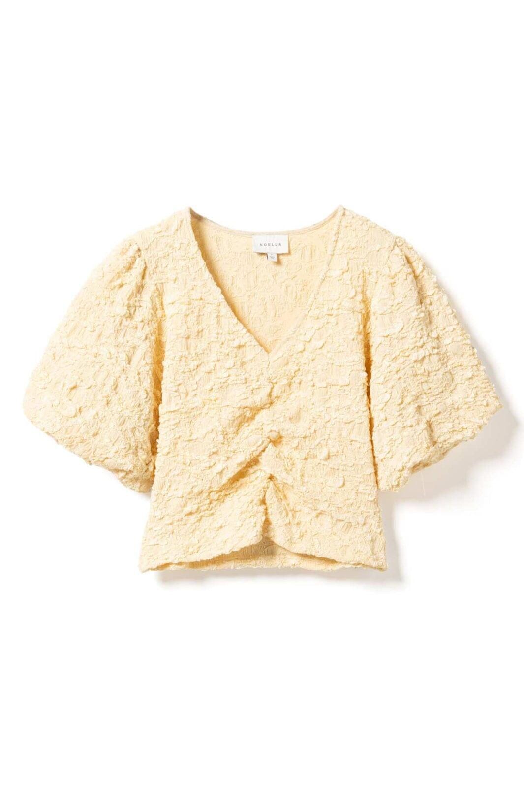 Noella - N-Mykah Top 15510001 - 1417 - Butter Yellow Bluser 