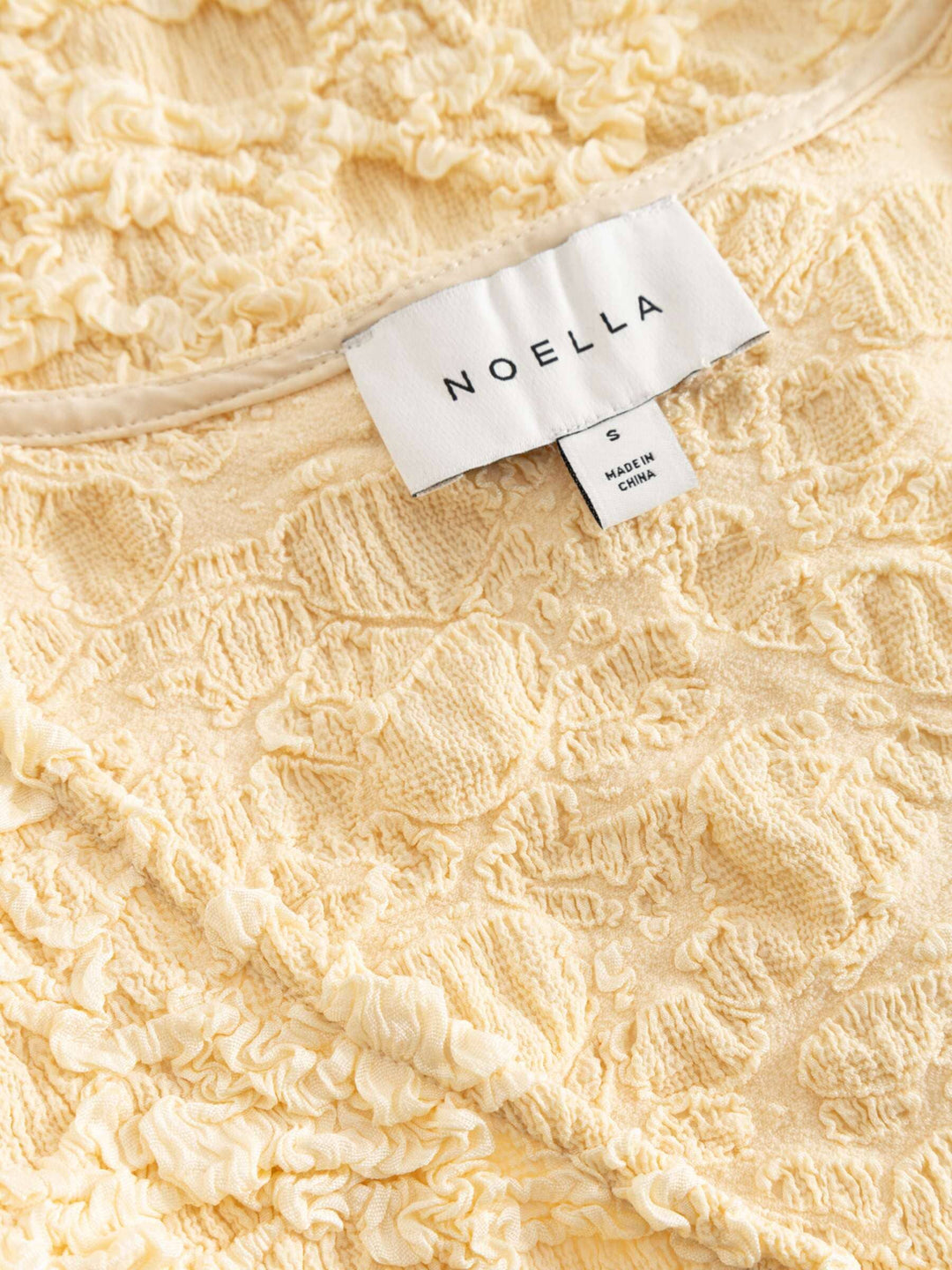 Noella - N-Mykah Top 15510001 - 1417 - Butter Yellow Bluser 