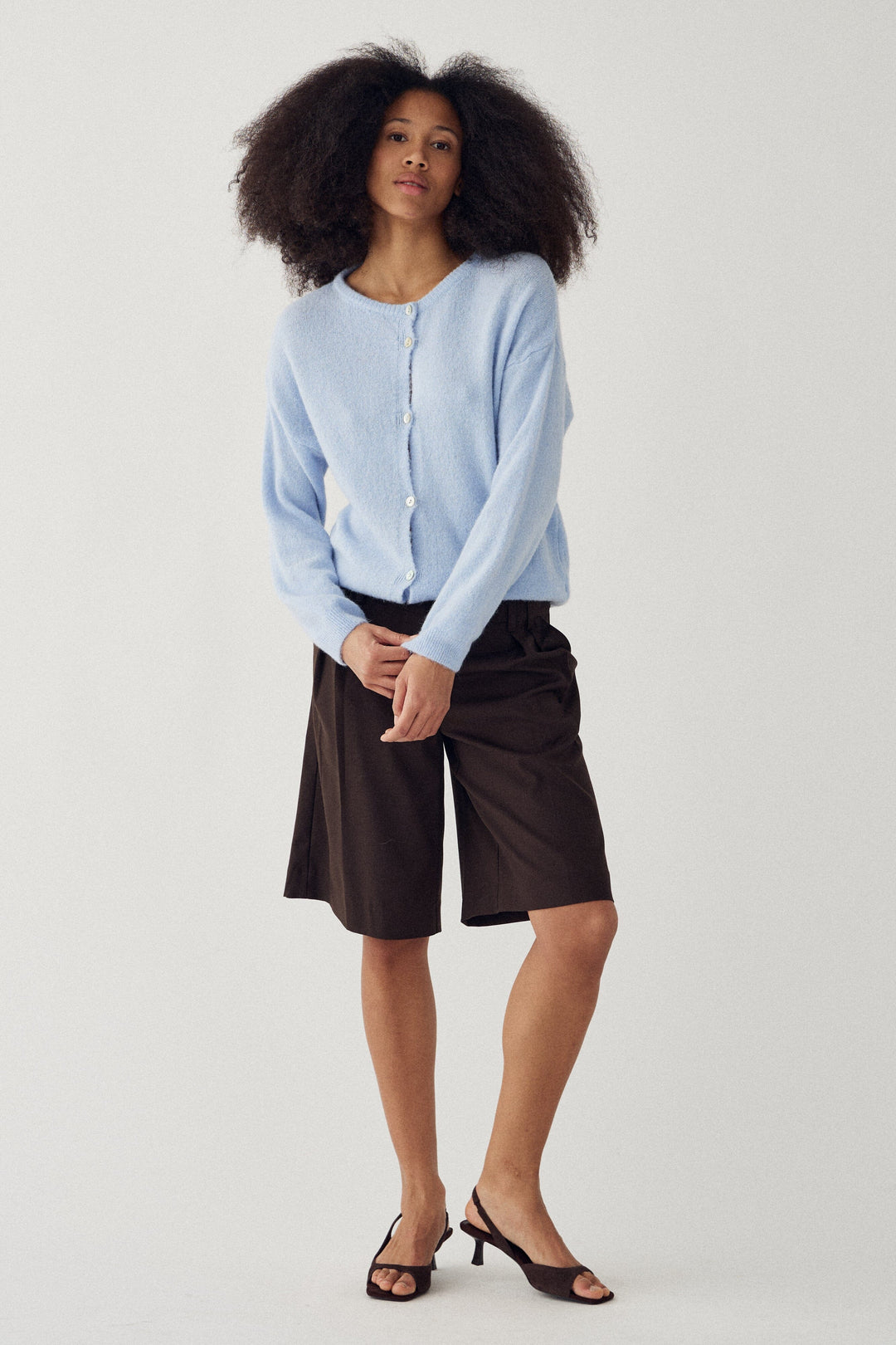 Noella - N-Numa Knit Cardigan 14900004 - 016 - Light Blue Cardigans 