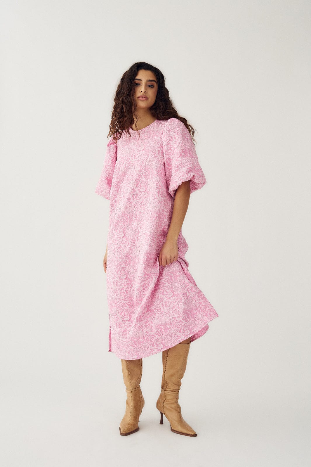 Noella - N-Pastis Long Dress 14840001 - 1279 - Baby Pink Kjoler 