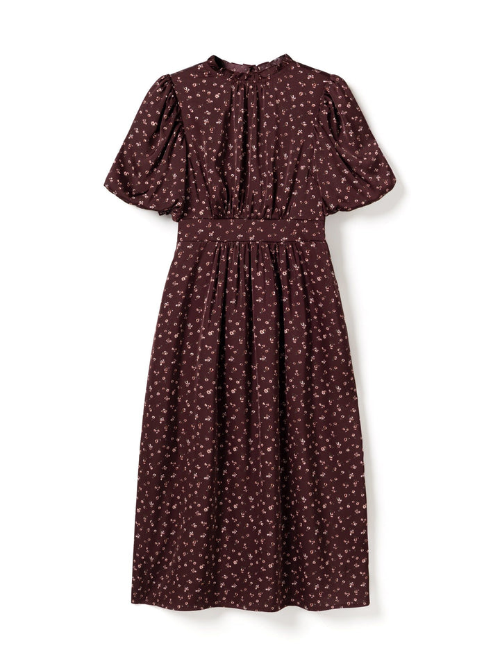 Noella - N-Ruth Dress 15900001 - 1472 - Dwyn Burgundy Print Kjoler 