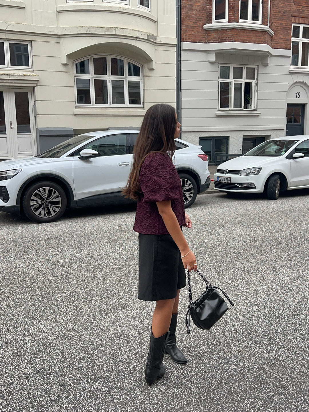 Noella - N-Shelly Blouse 14840002 - 1393 - Winetasting Bluser 